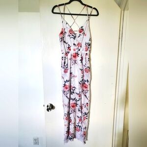 Charlotte Russe Floral Maxi Dress Medium